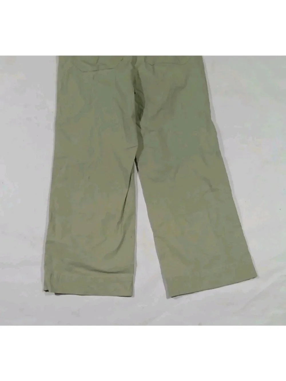 J. Crew Ella Wide Leg Linen Blend Cropped Pants